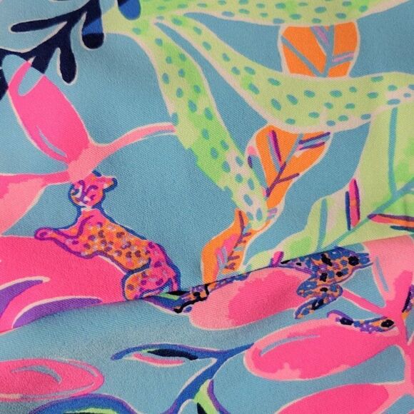 Lilly Pulitzer Reid Shorts Womens Size 0 XS UPF 50+ Luxletic Porto Blue Golf NWT - Picture 6 of 16